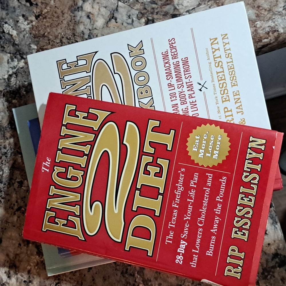 The Engine 2 Diet & Cookbook in great condition.
